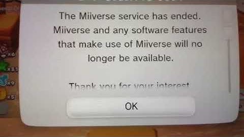 R.I.P Miiverse ????-2017