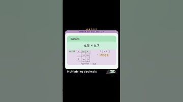 Multiplying DECIMALS using a GRID METHOD #math #maths #mathematics #mathsshorts #mathstricks