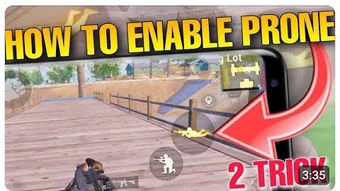 BGMI Prone Button Not Showing Problem | Prone Button Gayab In BGMI | Get Back Prone Button BGMI |