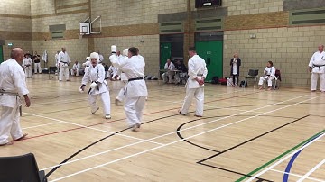 Seikijuku Karate 2017 3rd Dan Grading Fight 5 Terry vs Sensei Ben