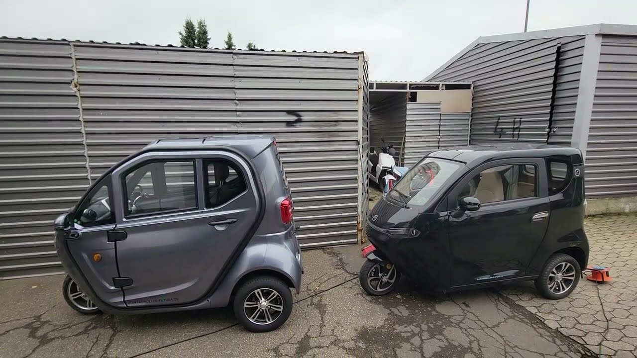 Größenvergleich Wave Lima Q3 mit dem E-Kabinenroller Futura 3.0, 45 km/h E-Mobil Elektromobil