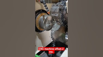 CNC machine me offset kaise hota h✅✅#shorts #youtube #viral #sorts #videos