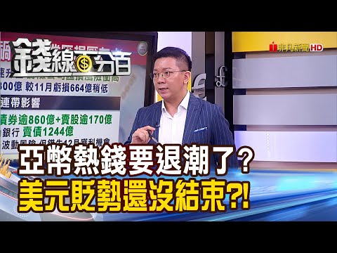 《亞幣熱錢要退潮了? 美元貶勢還沒結束?!》【錢線百分百】20240103-5│非凡財經新聞│