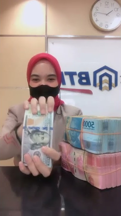 perbedaan jumlah uang dolar dan rupiah #viral #shorts