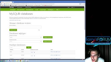 Hoe maak je een MySQL Database.