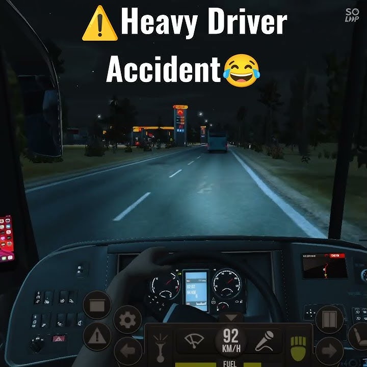 Heavy Driver live accident😂 Bus Simulator Ultimate | Gameplay with old songs❤️| full vibe | #shorts