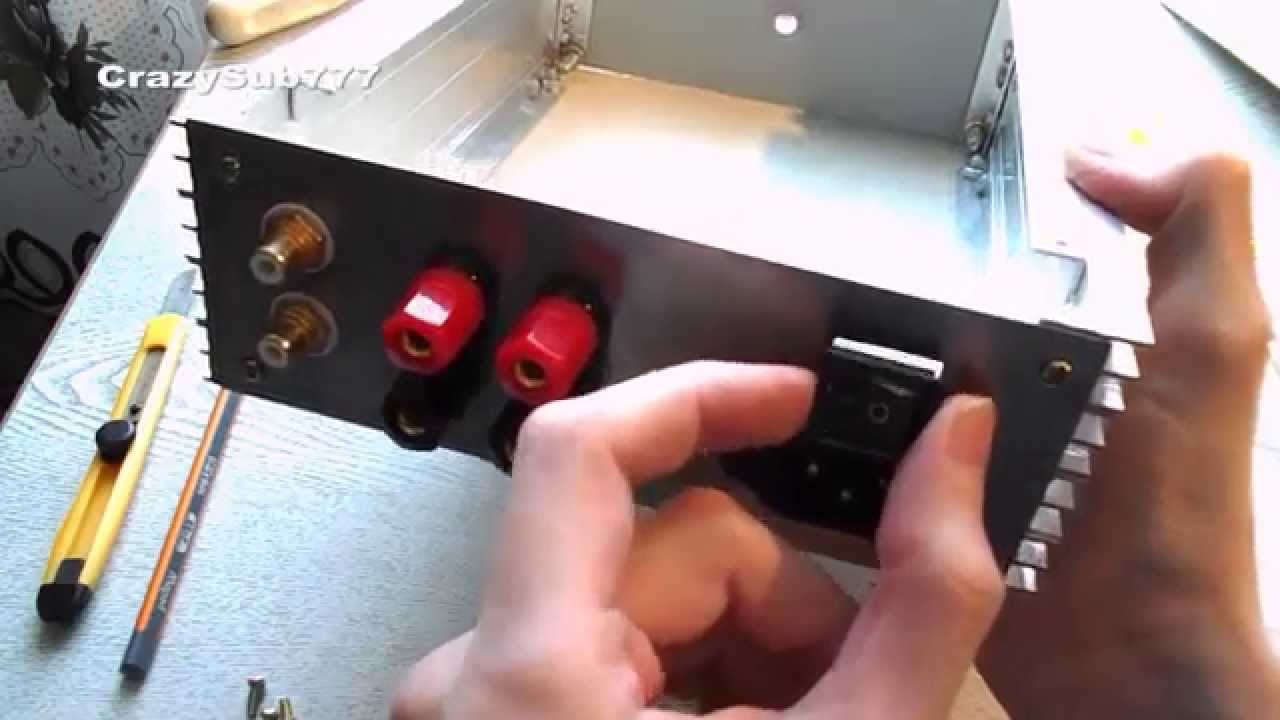 Homemade Amplifier Enclosure Tutorial You