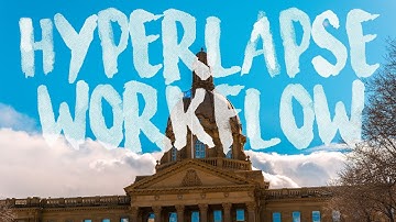 EASY HYPERLAPSE WORKFLOW TUTORIAL! (Photos to Video)