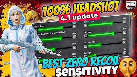 BGMI 4.1 Best Sensitivity Settings for All Devices – Low-End Android, High-End | Non-Gyro And Gyro!