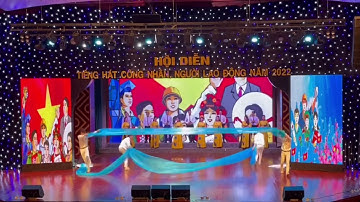 Hội diễn “ Tiếng hát công nhân người lao động năm 2022” - Đoàn Nghệ thuật quần chúng tỉnh Bắc Ninh