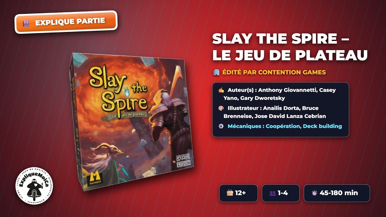 Vidéo du jeu Slay The Spire – Le jeu de plateau