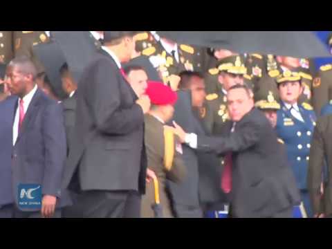 Explosion Moment: Venezuelan President Maduro unharmed after drone attack