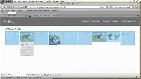 How to Delete All Posts on Tumblr Using Mass Editor : CSS Tips & More