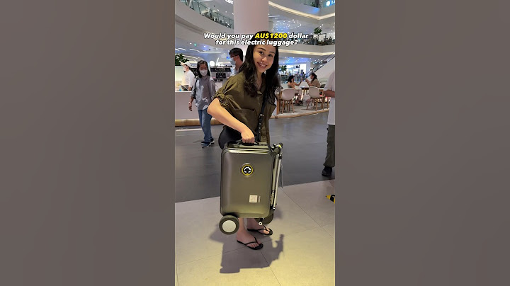 Electric Luggage🧳Would you buy this?