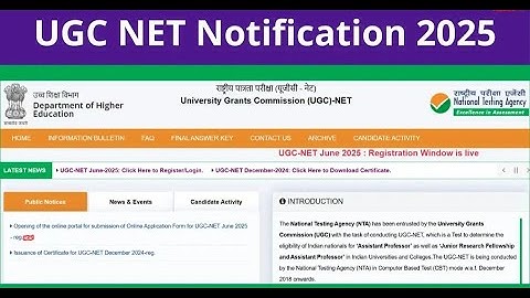 UGC NET DEC 2025 APPLICATION FORM, NOTIFICATION & ELIGIBILITY CRITERIA FOR ASSISTANT PROFESSOR/JRF  