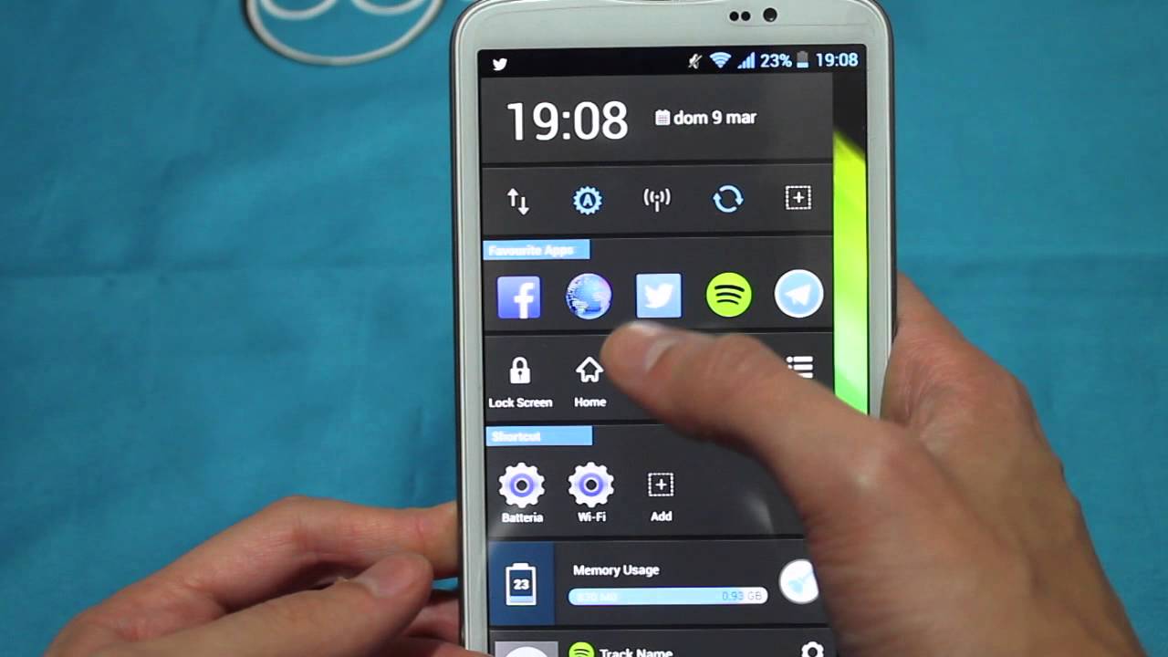 Sidebar Launcher multitasking per Android in una barra laterale