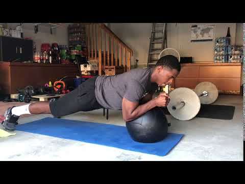 Stability Ball Plank Circles - YouTube