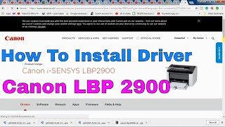 download canon lbp 2900 driver for windows 8.1