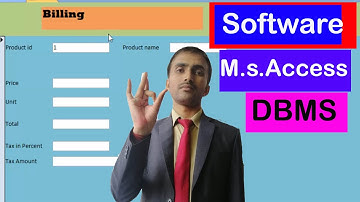 Creating a software using text box in microsoft access in hindi and english
