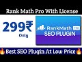 Download rank math pro with original license at just 299 only