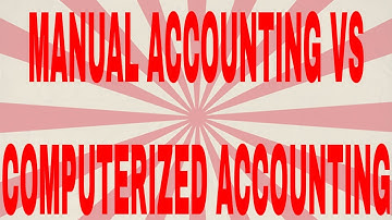 Difference between manual accounting and computerized accounting