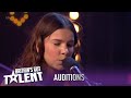 SHY 14 Year Old Might Be Blind..But Her Talent..Shines Through..WOW!| Britain's Got Talent 2020