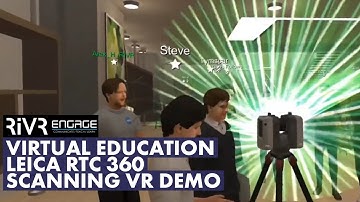 ENGAGE DEMO | LEICA RTC360 scanning a crime scene inside VR