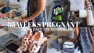 Episode 15: 35 weeks pregnant | what's in my hospital bag| South African youtuber