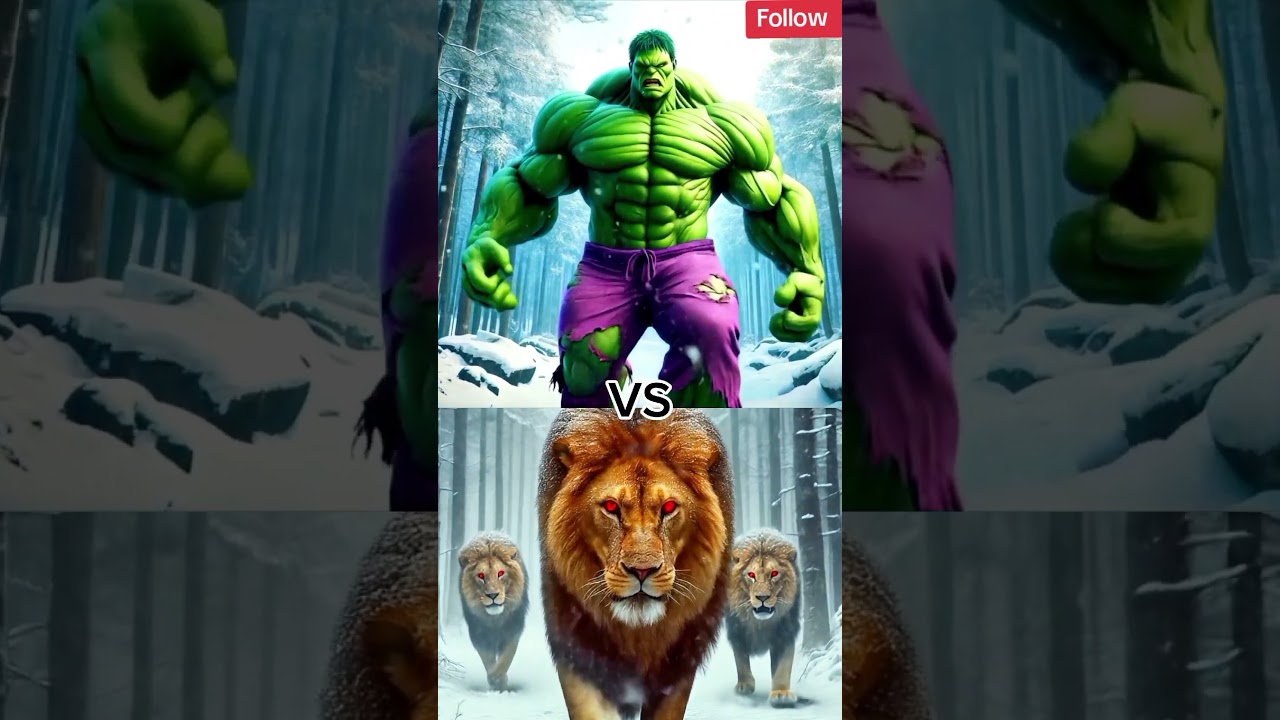 Hulk Fusion Lion Hybrid Animals Fusion 