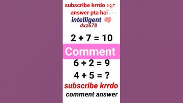 comments your answer ☠️☠️ #ytshorts #shortsfeed #subscribe #maths #mathexam #iqtest #mathquiz