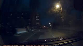 Moron driving through Droylsden, Manchester