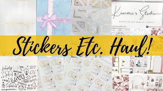 Stickers Etc. Haul! Ft. OMWL, Glam Planner, Caress Press, and MORE!