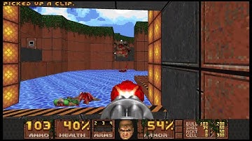 Doom 2 - Tetanus (Map 4: Asphyxiate) Ultra Violence 100% (Map Author: T.Will)