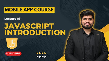 #01- JavaScript Introduction | Mobile App Development Course in Urdu/Hindi | Naveed Sarwar