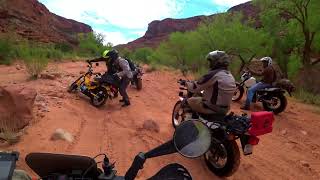 Kane Creek on TW200s-Moab 24