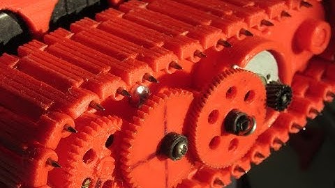 Wild Weasel 3D Printed Tracked Robot - Assembly