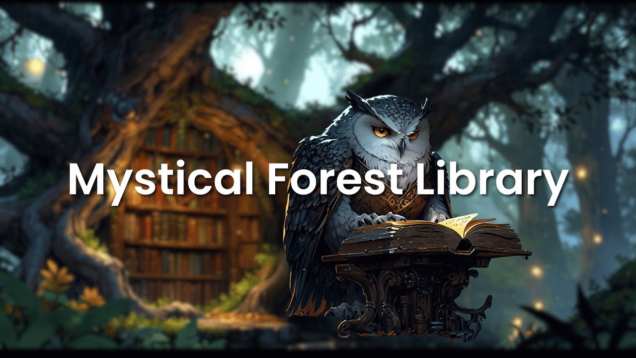 Mystical Forest Library 🦉 Lo-fi Beats to Read, Study & Relax 📚