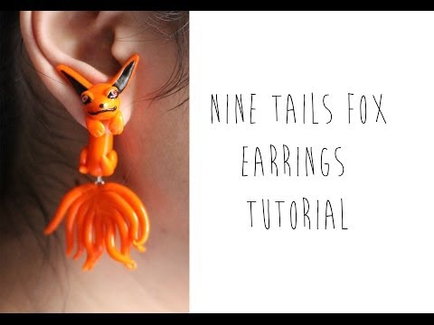 Kyuubi Kurama o nove code Fox Orecchini (Naruto Anime) polimero Tutorial