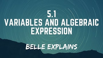 5.1 Variables and Algebraic Expression | Chapter 5 | Form 1 Textbook | KSSM Homework Help