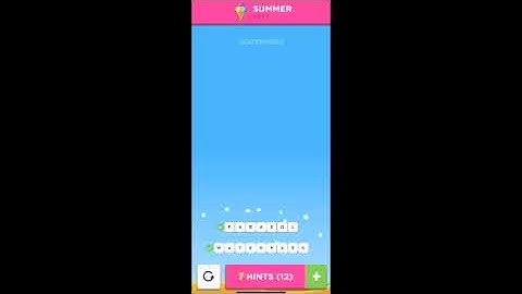 WordBrain 2 Summer Event Day 7 July 9 2021 Answers and Solutions