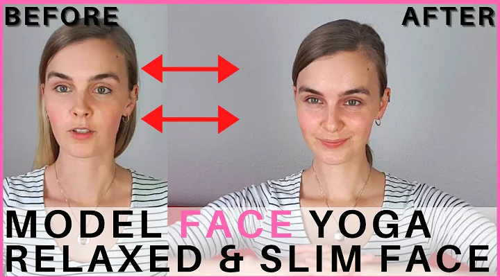 Relaxing Face Yoga with Face Roller | Model Face Y...
