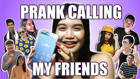 VLOG09 PRANK CALLING MY FRIENDS ! (MAY NAGALIT )  ...