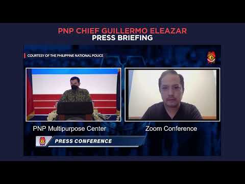PNP chief Eleazar hold press briefing | Thursday, May 27
