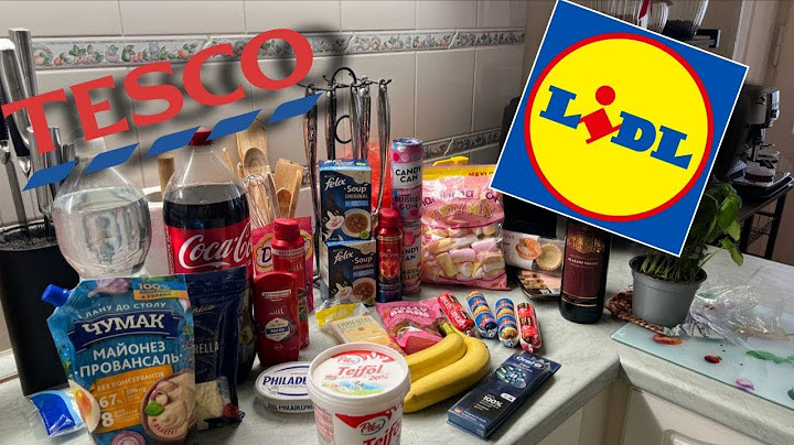 Розпаковка чек Tesco & Lidl
