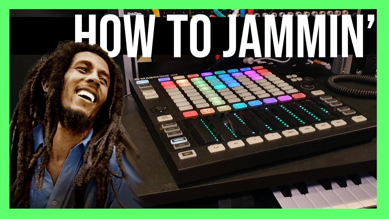 MASCHINE JAM workflow: Playing drums, melodies, and harmonies