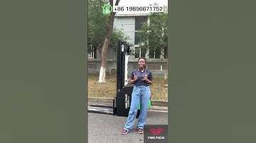 Yes! It can Lift 2000kg loads with ease? Electric stacker. #warehouseequipment #stacker #lithium