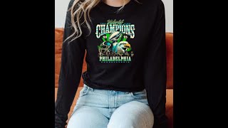 Two times World Champions 2025 Philadelphia Eagles T-Shirt