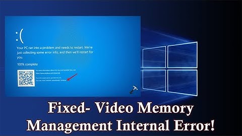 How to Fix Video Memory Management Internal Error Windows 10/11? Watch This! | Rescue Digital Media