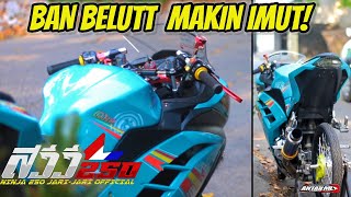 BAN SUPER EDAN‼️MODIFIKASI NINJA 250FI JARI-JARI