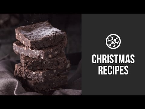 Dark Chocolate Brownies With Sea Salt Delightful Holiday Desserts Christmas New Year-11-08-2015